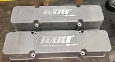 Dart Cast Aluminum Valve Covers Small Block Chevy 1958-85 Sbc 383 350 406 picture