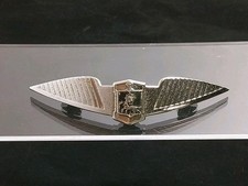 1936 1937 Cadillac LASALLE Front Grille Emblem Badge Vintage OEM Stamped FOX CO. picture