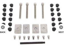 Replacement Hardware Kit for TracRac Sliding Ladder Rack Base Rails -... picture