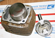 1986 Honda XR200  OEM  CYLINDER BARREL W/PISTON 66mm RINGS PIN ONLY NO CLIPS picture