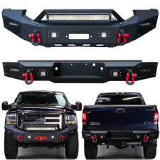 Vijay For 2005-2007 Ford F250 F350 Steel Front or Rear Bumper with Lights picture