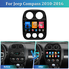 10.2'' 4+32GB Car Radio Stereo Android 13 GPS For Jeep Patriot Compass 2010-2016 picture