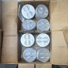 Chevy 350 SBC .030 Pistons Set of 8 Sealed Power 345NP TRW L3022F NOS picture