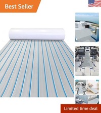 Self-Adhesive Faux Teak Boat Mat - Non-Slip EVA Foam 29 Sq.ft Decking Solution picture