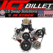 LS Saginaw Type-2 Power Steering Pump Bracket Kit for Corvette Spacing picture