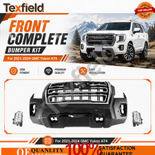 Complete Front Bumper Kit Plastic Fit 2021-2024 GMC Yukon AT4 with Fog lights picture
