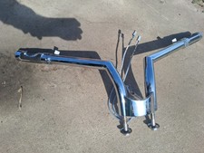 2004 ANNIVERSARY BIG DOG MOTORCYCLE SOFT TAIL CHOPPER ORG CHROME HANDLEBARS.Fair picture