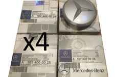 x4 Genuine Center Caps for Bundt Rims Wheels for Mercedes w123 108 116 126 r107 picture