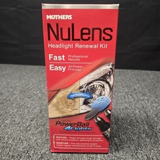 Mothers NuLens Headlight Lens Restoration Kit Clear Plastic Polish NEW picture