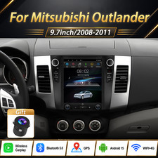 9.7'' CarPlay Android 13 Car Stereo Radio GPS 64G For Mitsubishi Outlander 08-11 picture