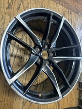 For 2020 - 22 Used Toyota GR Supra REAR Wheel/Rim Black Polished 19x10 picture