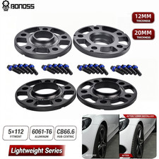 BONOSS Mercedes R172 R230 SLK Wheel Spacers 5x112 12+15mm 66.6mm HubCentric 4Pcs picture