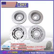 4PCS New Front + Rear Brake Rotors For Maserati Granturismo GT & Quattroporte picture