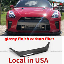 For Nissan R35 2017-19 GTR MY17 Carbon Fiber Front Bumper Grill Mesh Cover Trim picture
