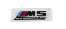 New Fits For F90 M5 Competition Rear Trunk Emblem Decal Badge BLACK picture