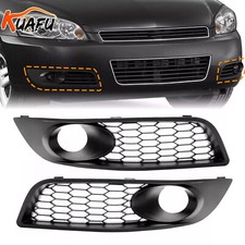 KUAFU For Chevrolet Impala 2006-2013 Fog Light Covers Bezels LH+RH Side Pair picture