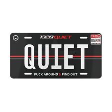 Quiet Racing Club x 1320 Video - Racing Car Vanity Aluminium Lisence Plate picture