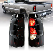 Pair Smoke Tail Lights Brake Lamps For 2001 2002 2003 GMC Sierra 1500 2500 3500 picture