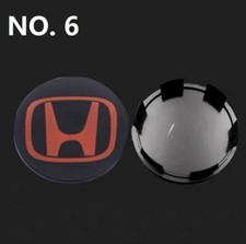 4PC Honda Wheel Rim Center Hub Caps Chrome Black Silver Red 69MM 2.7 inch picture