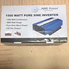 AIMS Power 1500 Watt Pure Sine Inverter- 48V Input- #PWRI150048S- New In Box picture