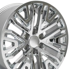 Set(4) OE Wheels CV37 20x9 Chrome Wheels 6x139.7 24ET picture