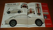 1954 Maserati A6G-2000 Spec Sheet Brochure Photo Info A6g2000 47 48 49 50 51-54 picture