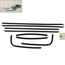 70-72 Chevelle 2-Door Hardtop OE-Style Window Felts Weatherstrip Sweeps Seal Kit picture