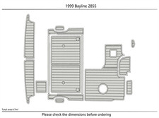 DuraEVA Seadek EVA Foam Boat flooring Fits  1997-2002 Bayline 2855 picture