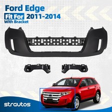 New Primed Front Bumper Cover W/Bracket For 2011-2014 Ford Edge BT4Z-17D957-BPTM picture