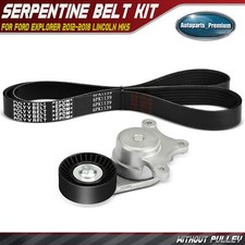 2x Serpentine Belt Drive Component Kit for Ford Explorer 2012-2018 Lincoln MKS picture