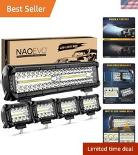 12 Inch LED Light Bar with 4PCS 4 Inch LED Pod/Off Road/Fog Lights picture