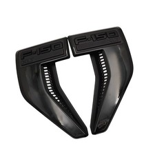 NEW Fits 21-25 F150 XLT Fender Vent Badge LH+RH SET BLACK SPORT APPEARANCE picture