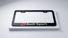 Audi Sport Black Premium Stainless-Steel License Plate Frame picture