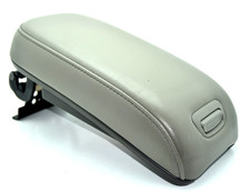 🚚 2000-2003 Nissan Maxima Center Console Leather Pop Up Armrest Lid OEM Gray picture