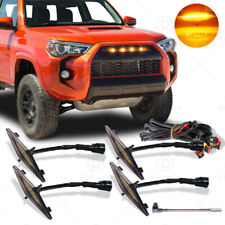 4PCS Raptor Style Amber Grille LED Lights For Toyota 4Runner TRD Pro 2014-2021 picture