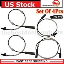 4Pcs ABS Wheel Speed Sensors For BMW 128i 323i 325i 330i 335d 2.5L 3.0L 2006-13 picture