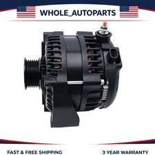 Alternator 14V 350A 15093928 High Output For Cadillac Chevrolet GMC Hummer Black picture