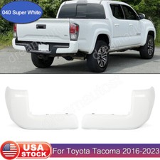 Rear Bumper End Cap 040 Supper White W/O Sensor Hole For Toyota Tacoma 2016-2023 picture