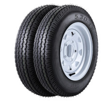 Ga..rvee 2-Pack 5.30-12 Trailer Tires with 12