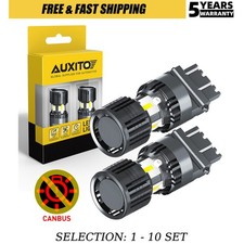 2-20PCS AUXITO 3157 3156 White LED Bulb Reverse Tail Light Built-in Resistor DRL picture
