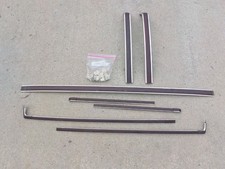 1978 1979 1980 Oldsmobile Cutlass Supreme Coupe Vinyl 1/4 Top Trim Moldings Set picture