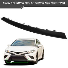 Fits 2018-2023 Toyota Camry SE XSE Front Bumper Grille Lower Molding Trim Black picture