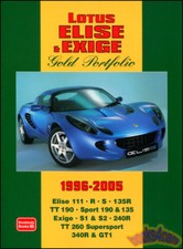 LOTUS ELISE EXIGE BOOK GOLD PORTFOLIO picture