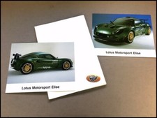 2000 Lotus Motorsport Race Elise Original Car 1-page Press Brochure Sheet  Photo picture