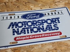 FORD MOTORSPORT PLATE vintage Nos Never used MUSTANG 5.0 SALEEN COBRA foxbody picture
