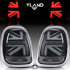 Fits 2014-2023 Mini Cooper F55 F56 F57 Smoked Tail Lights FULL LED Rear Lights*2 picture
