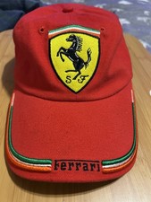 Ferrari Sports Car Racing Red Baseball Hat Cap Adult Italy Vintage 80s Logo Auto picture