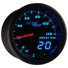 52mm Black & Blue MaxTow Double Vision Ambient Outside Air Temperature Gauge picture