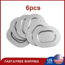 6x Trunk Floor Pan Oval Drain Plug Plate For 1967-72 A-body Chevelle GTO 442 GS picture