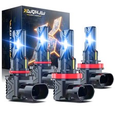 XWQHJW 4X LED Headlight Bulbs Conversion Kit 9005 H11 Hi-Low Beam Bright picture
